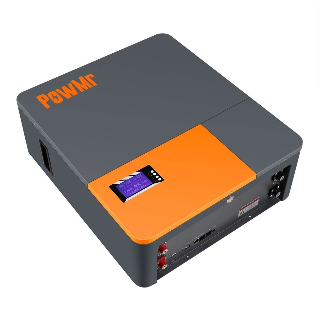 EU Stock PowMr 200AH 100AH Lithium Battery 48V 10KWH 5KWH Energy LCD Screen Solar LiFePO4 Batte BSH - Image 2