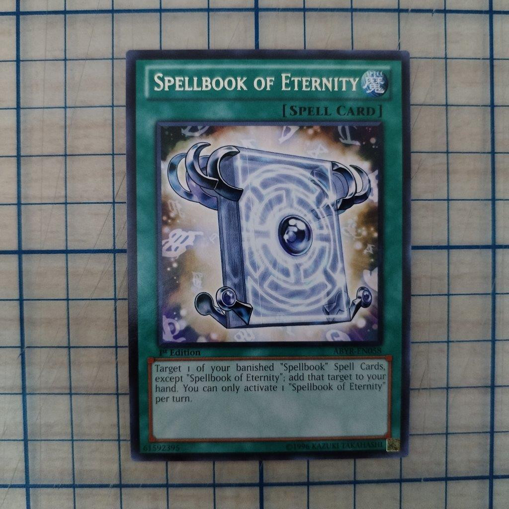 SPELLBOOK OF ETERNITY ABYR-EN058 1st EDITION 2012 SERIES RARE YTCG