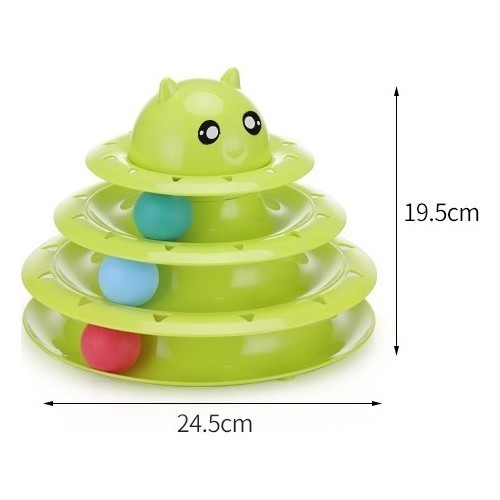 Petzoom 3 Layer Cat Toy Cat Headdress F\@fl APY