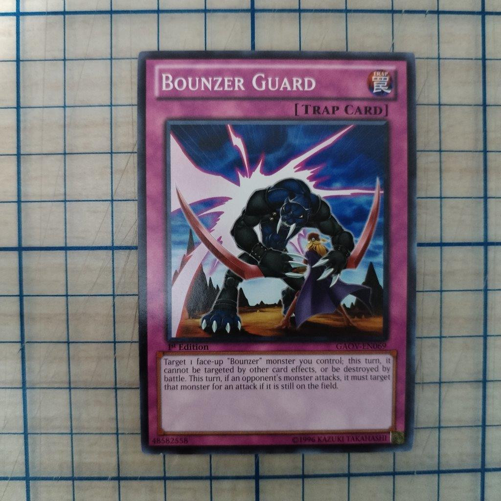 BOUNZER GUARD GAOV-EN069 1st EDITION 2012 SERIES COMMON YTCG