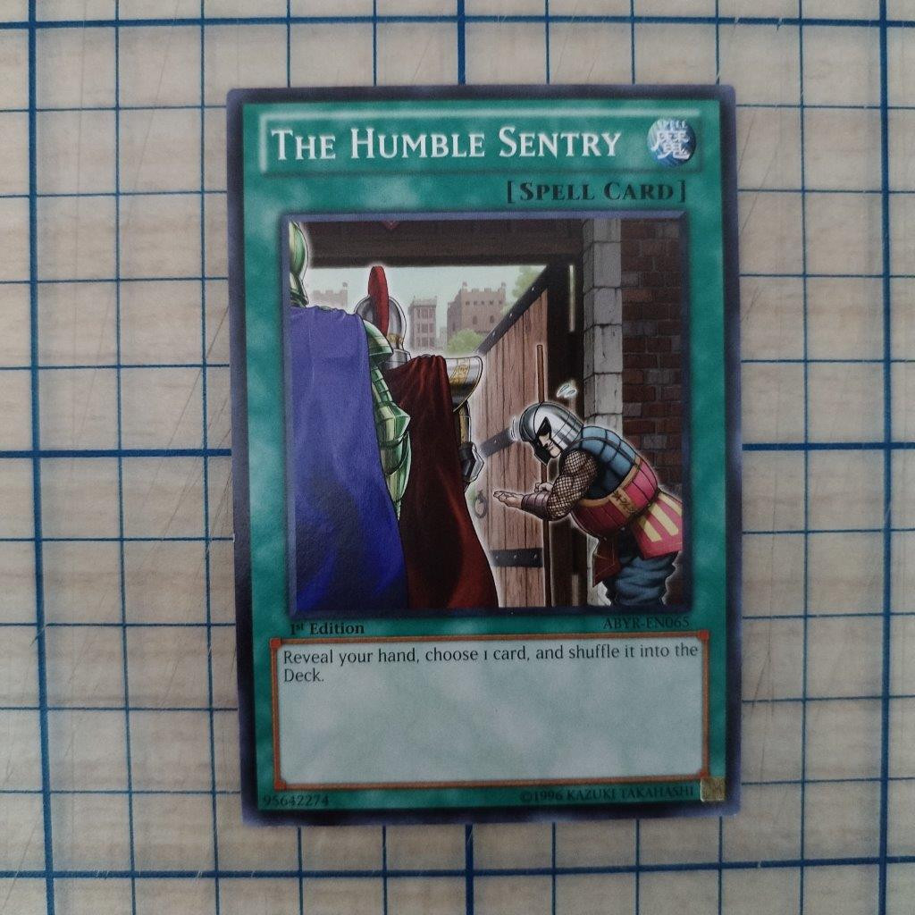 THE HUMBLE SENTRY ABYR-EN065 1st EDITION 2012 SERIES COMMON YTCG