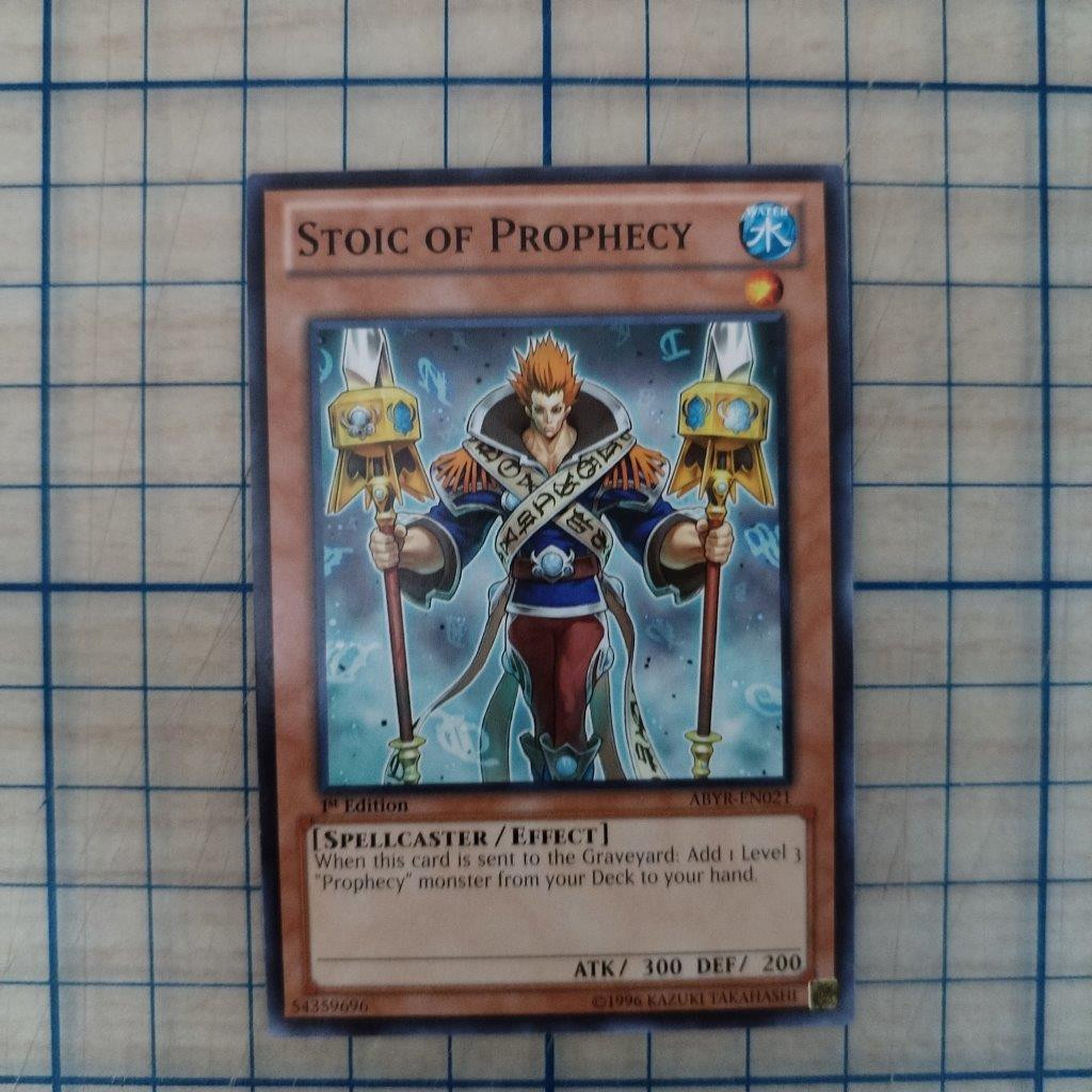 STOIC OF PROPHECY ABYR-EN021 1st EDITION 2012 SERIES COMMON YTCG