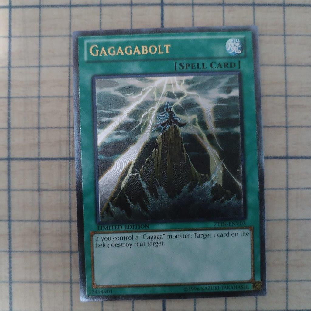 GAGAGABOLT ZTIN-ENV03 LIMITED EDITION 2013 SERIES ULTIMATE RARE YTCG