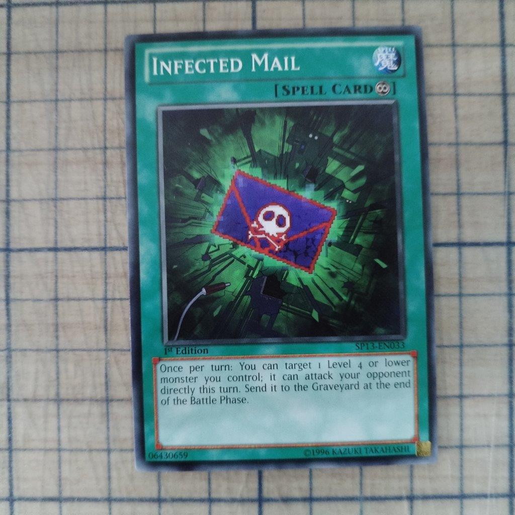 INFECTED MAIL SP13-EN033 1st EDITION 2013 SERIES COMMON YTCG