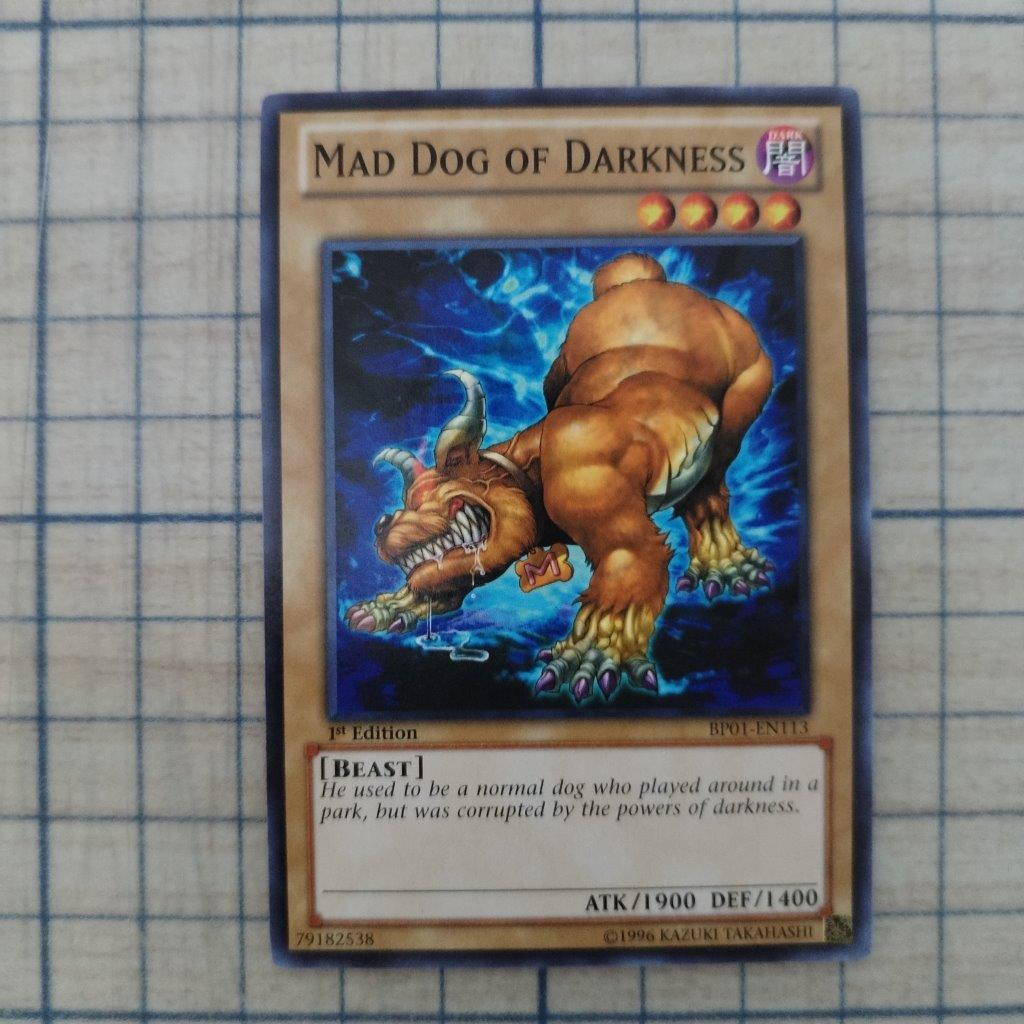 MAD DOG OF DARKNESS BP01-EN113 1st EDITION 2012 SERIES COMMON YTCG