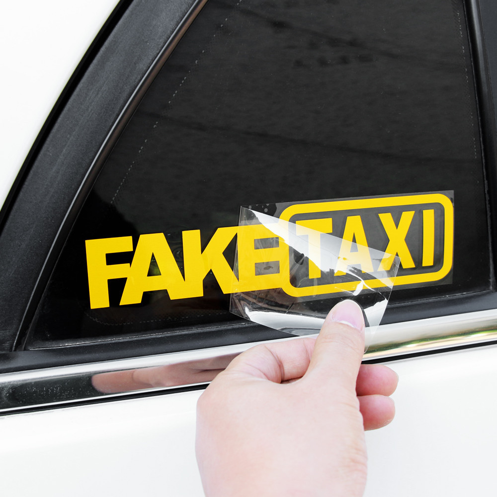 Shop fake taxi bumper sticker for Sale on Shopee Philippines