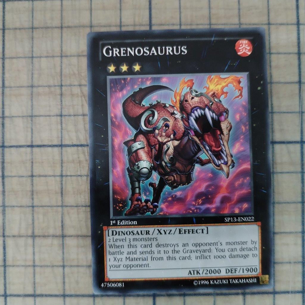 GRENOSAURUS SP13-EN022 1st EDITION 2013 SERIES COMMON YTCG