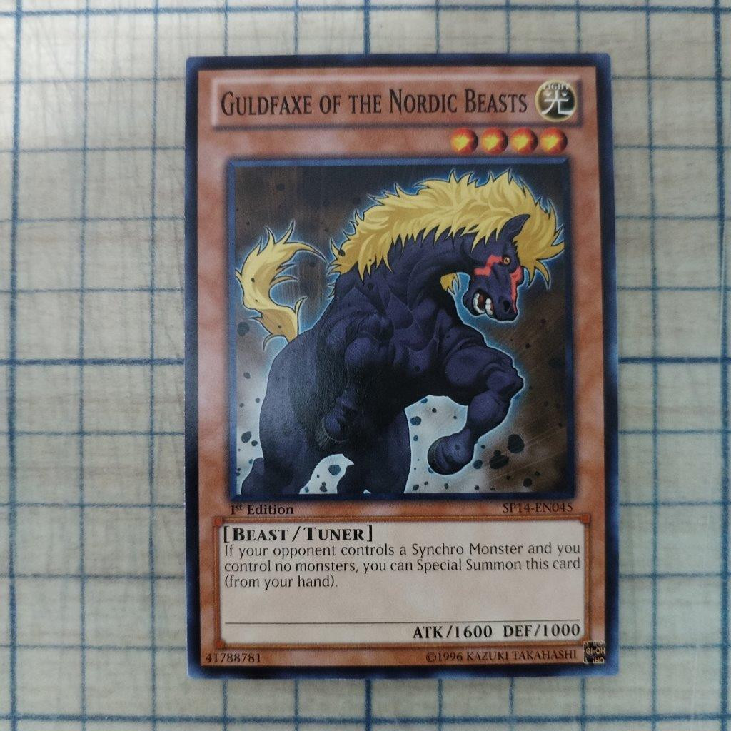 GULDFAXE OF THE NORDIC BEASTS SP14-EN045 1st EDITION 2014 SERIES COMMON YTCG