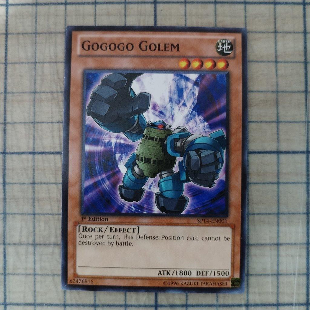 GOGOGO GOLEM SP14-EN001 1st EDITION 2014 SERIES COMMON YTCG