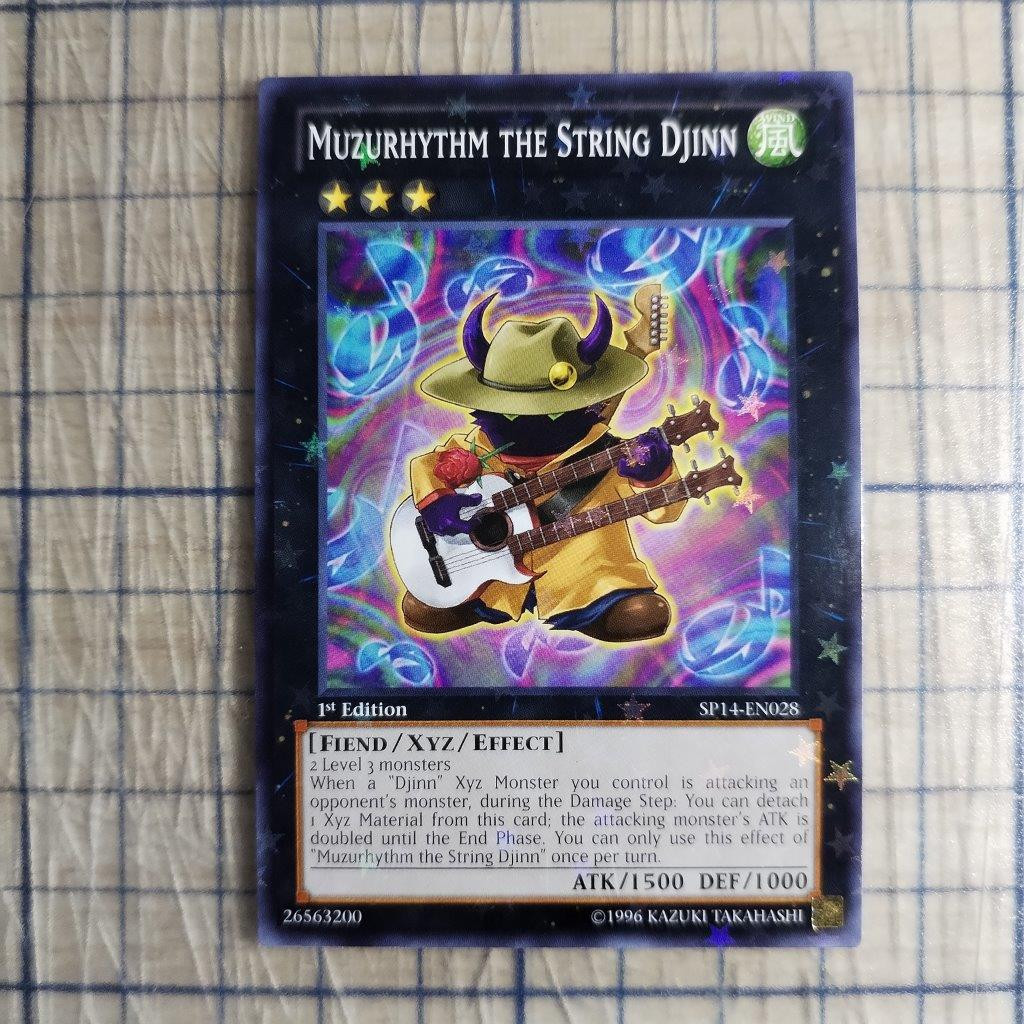 MUZURHYTHM THE STRING DJINN SP14-EN028 1st EDITION 2014 SERIES STARFOIL RARE YTCG