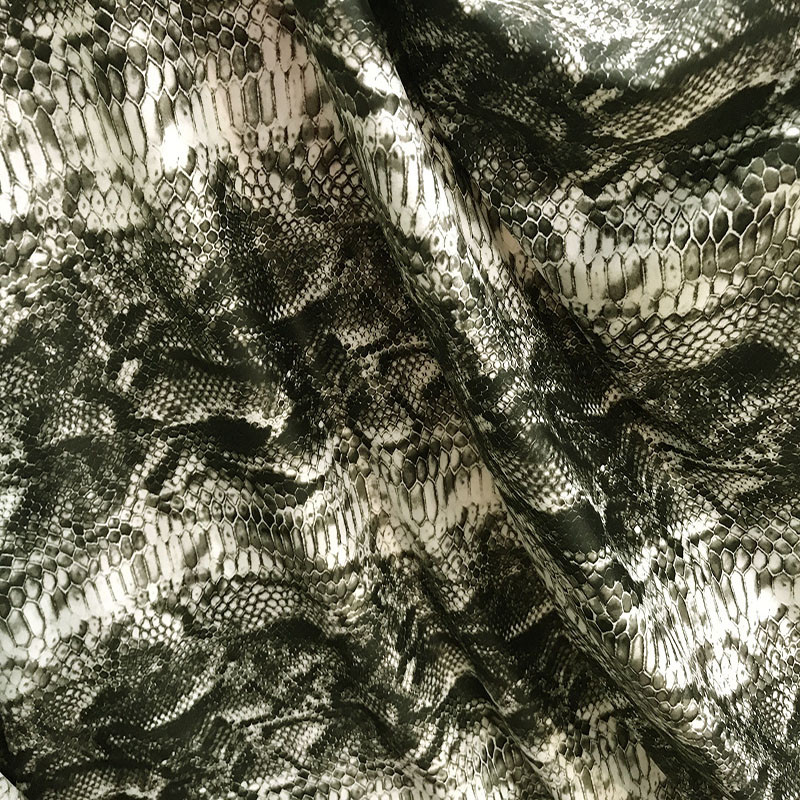 Snake Print Fabric Four Sided Elastic Dress Yoga Pants Top Tight Fitting Latin Dance Fabric DIY BZ9 - Image 3