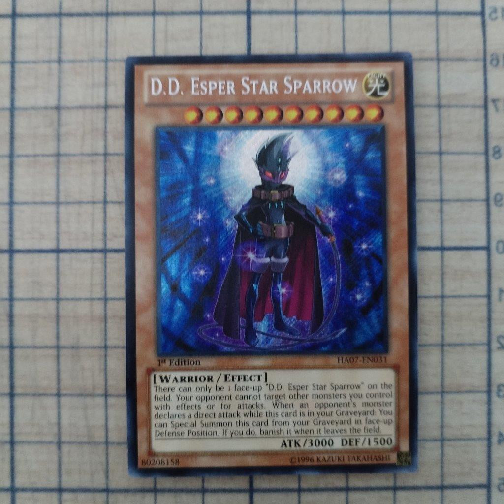 D.D. ESPER STAR SPARROW HA07-EN031 1st EDITION 2013 SERIES SECRET RARE YTCG