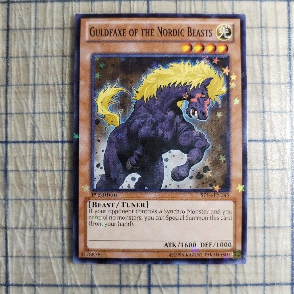 GULDFAXE OF THE NORDIC BEASTS SP14-EN045 1st EDITION 2014 SERIES STARFOIL RARE YTCG