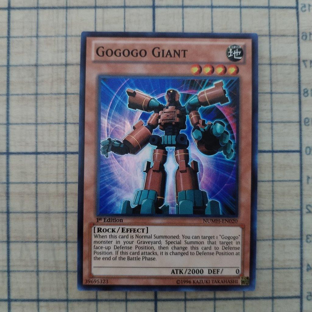 GOGOGO GIANT NUMH-EN020 1st EDITION 2013 SERIES SUPER RARE YTCG
