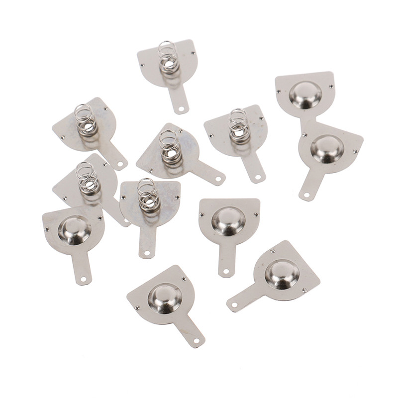 100pcs 18650 Positive And Negative Single Contact Spring Plate ...