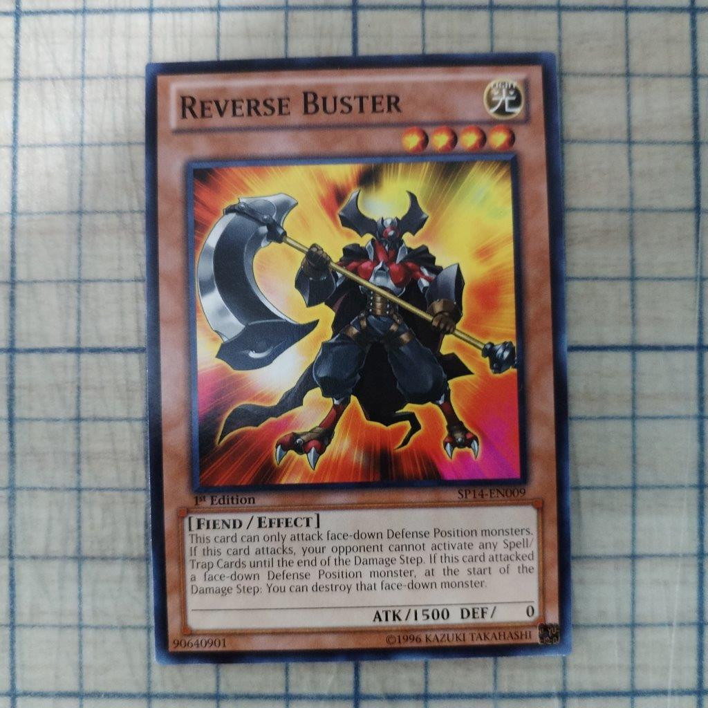 REVERSE BUSTER SP14-EN009 1st EDITION 2014 SERIES COMMON YTCG