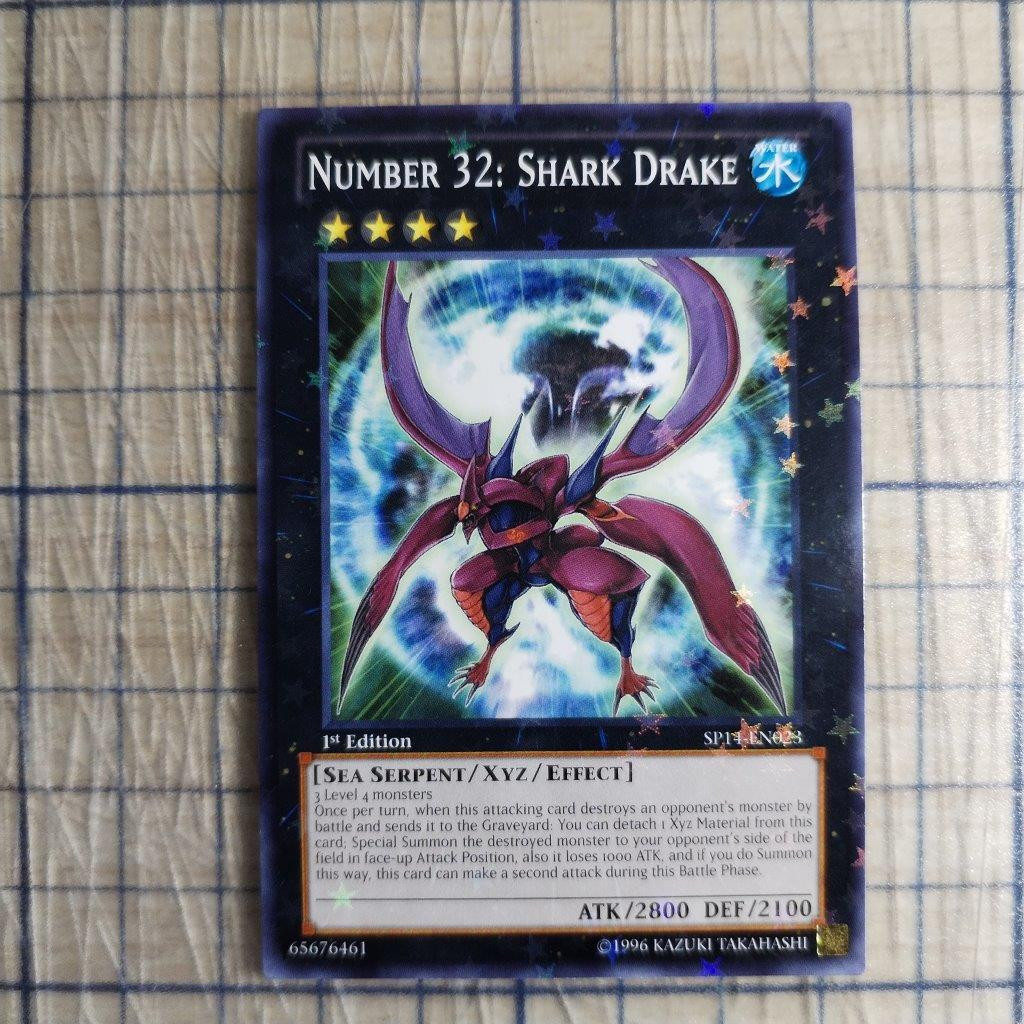 NUMBER 32: SHARK DRAKE SP14-EN023 1st EDITION 2014 SERIES STARFOIL RARE YTCG
