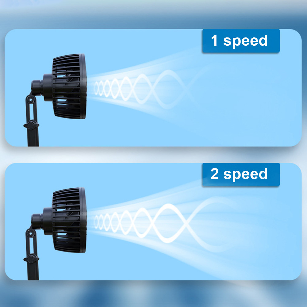 12V/24V/5V USB Portable Vehicle Cooling Fan 2 Speed Control Car Cup ...