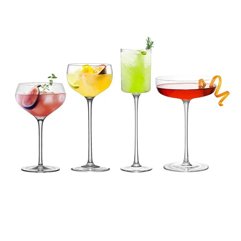 Cocktail Glass, Champagne, Martini, Wine Glasses, Long Stem Glassware T0R - Image 4