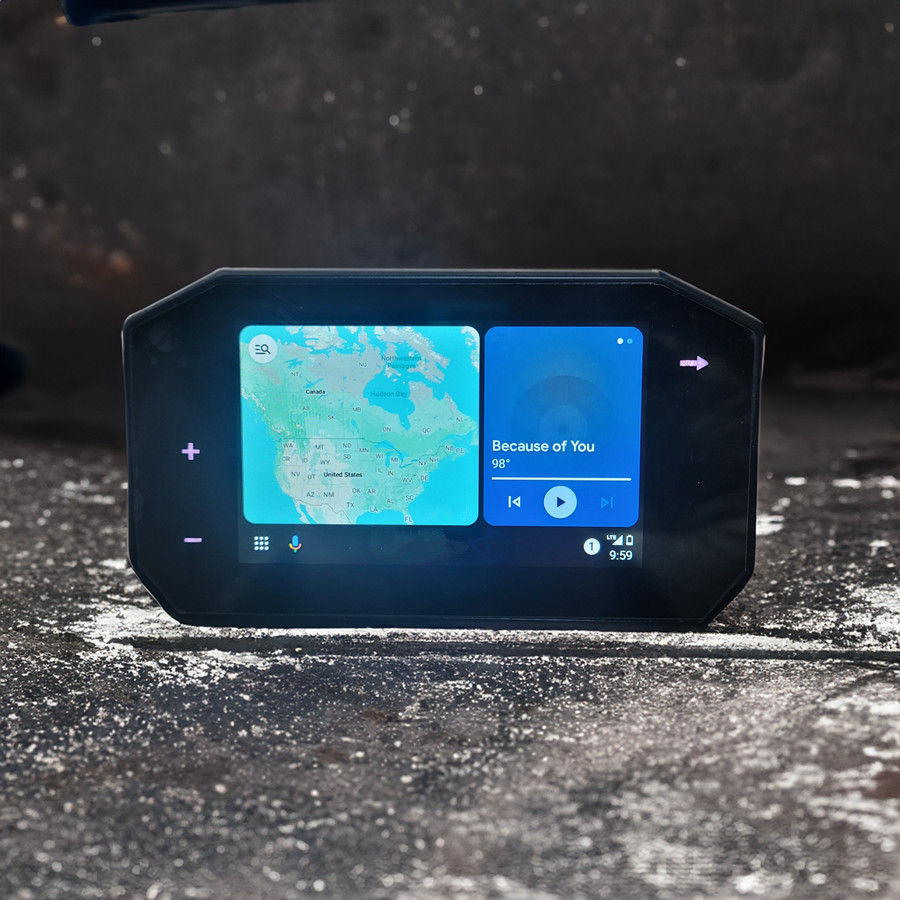 Touch Screen Electric Motorcycle Modification Speedometer Navigation ...
