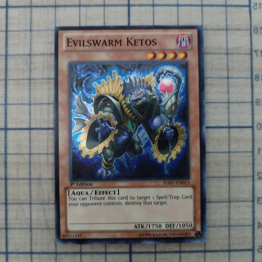 EVILSWARM KETOS HA07-EN013 1st EDITION 2013 SERIES SUPER RARE YTCG