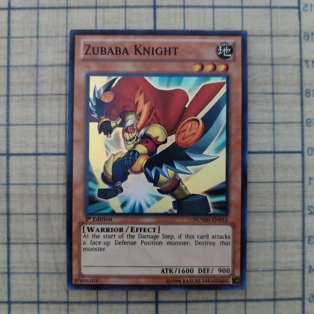 ZUBABA KNIGHT NUMH-EN016 1st EDITION 2013 SERIES SUPER RARE YTCG