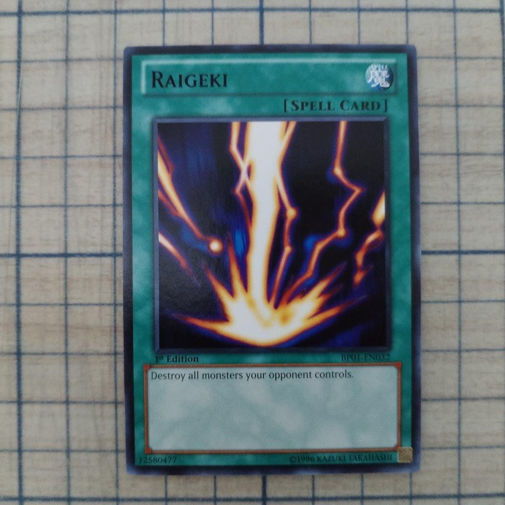 RAIGEKI BP01-EN032 1st EDITION 2012 SERIES RARE YTCG