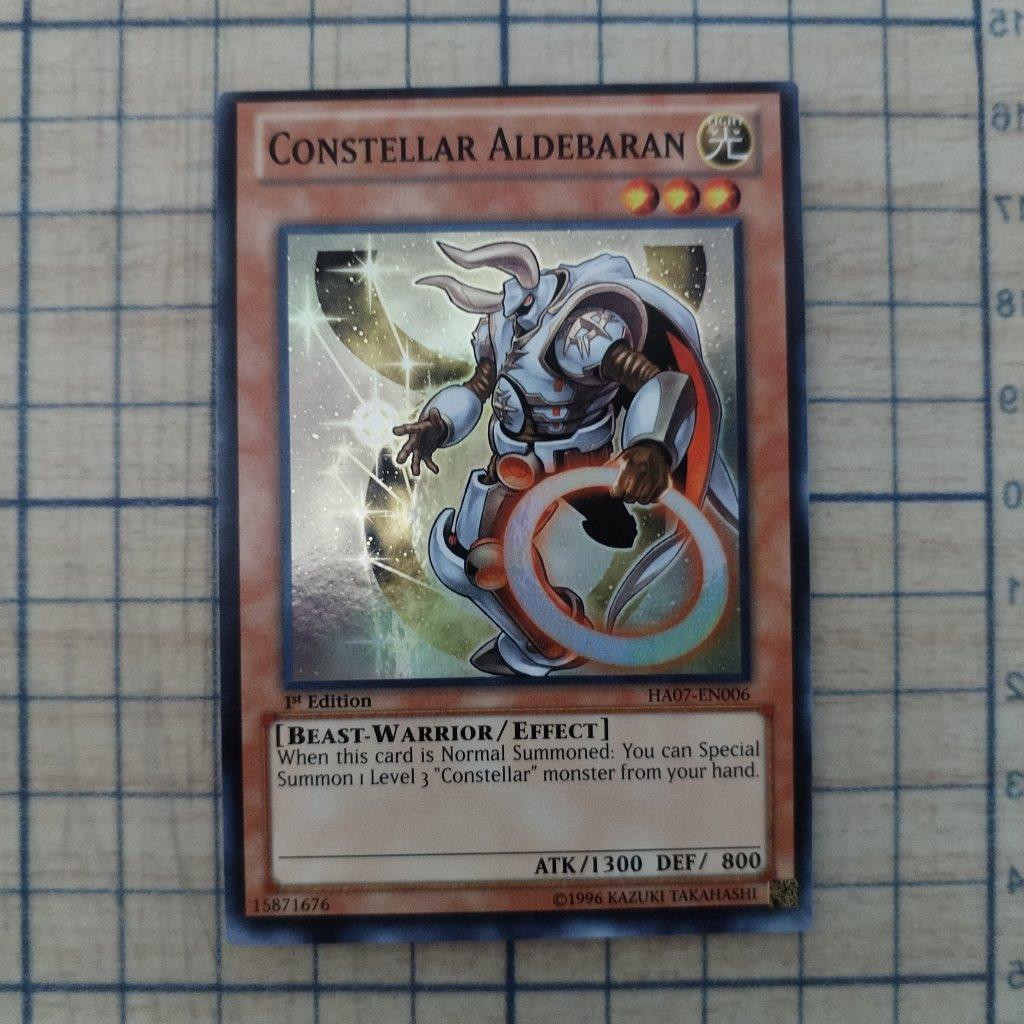 CONSTELLAR ALDEBARAN HA07-EN006 1st EDITION 2013 SERIES SUPER RARE YTCG