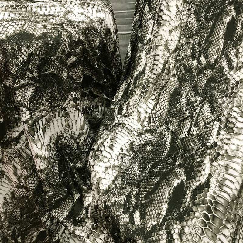 Snake Print Fabric Four Sided Elastic Dress Yoga Pants Top Tight Fitting Latin Dance Fabric DIY BZ9 - Image 4