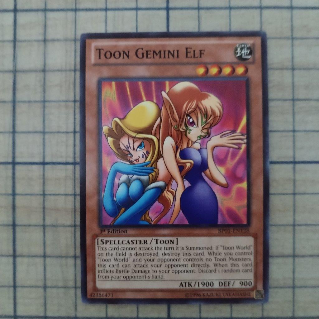 TOON GEMINI ELF BP01-EN128 1st EDITION 2012 SERIES COMMON YTCG