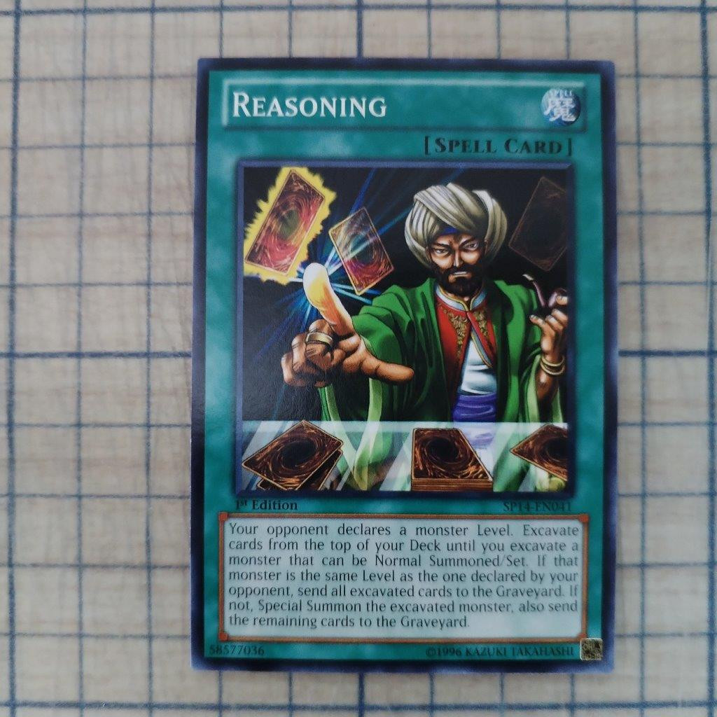 REASONING SP14-EN041 1st EDITION 2014 SERIES COMMON YTCG