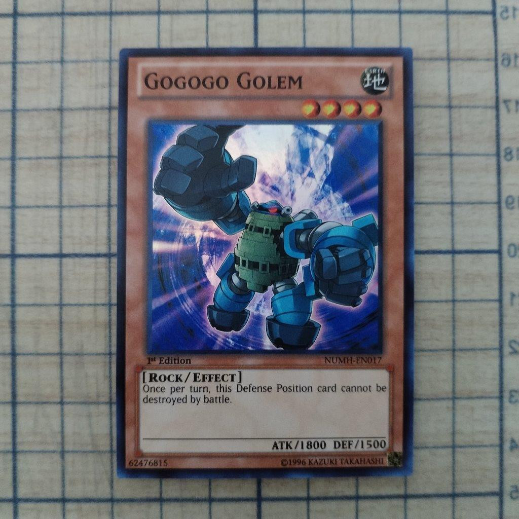 GOGOGO GOLEM NUMH-EN017 1st EDITION 2013 SERIES SUPER RARE YTCG