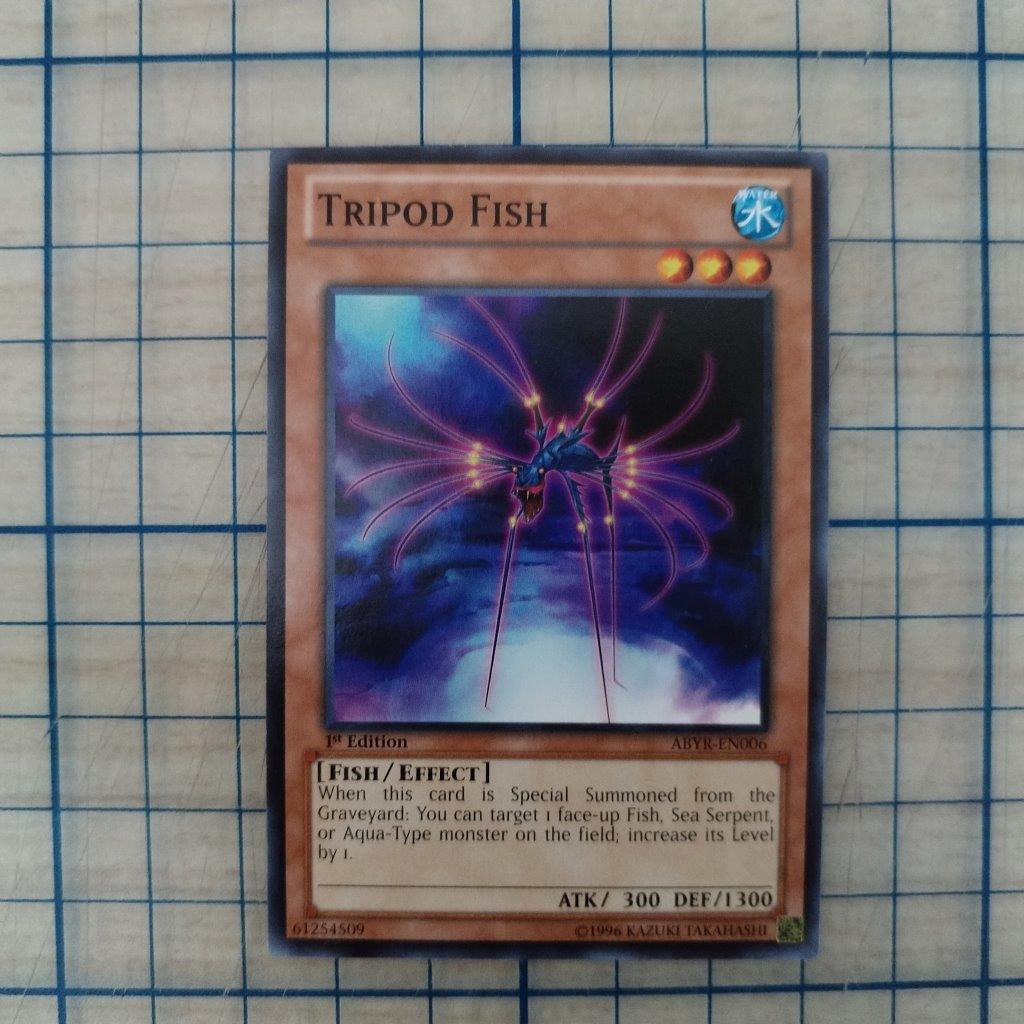TRIPOD FISH ABYR-EN006 1st EDITION 2012 SERIES COMMON YTCG