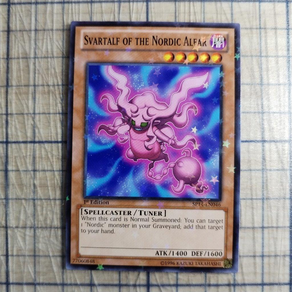 SVARTALF OF THE NORDIC ALFAR SP14-EN046 1st EDITION 2014 SERIES STARFOIL RARE YTCG