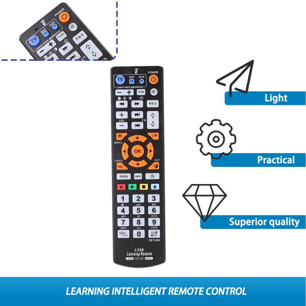 3 In 1 Universal L336 Remote Control With IR Learning Function Copy TV ...