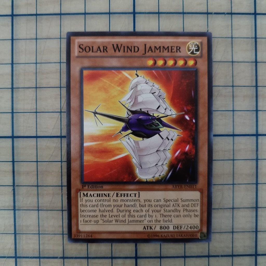 SOLAR WIND JAMMER ABYR-EN011 1st EDITION 2012 SERIES COMMON YTCG