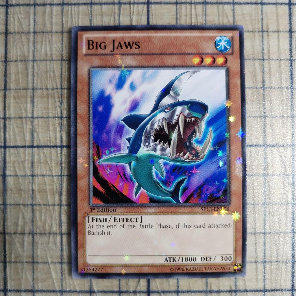 BIG JAWS SP13-EN006 1st EDITION 2013 SERIES STARFOIL RARE YTCG
