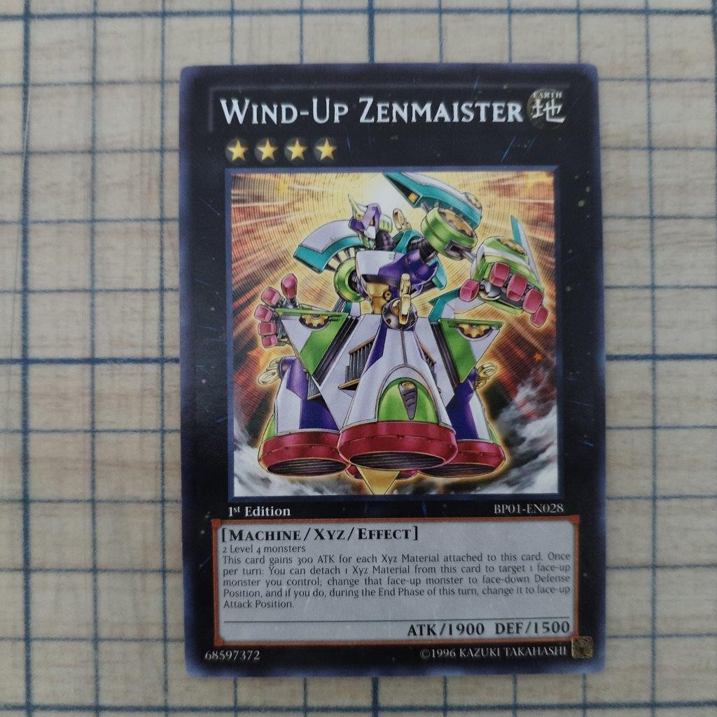 WIND-UP ZENMAISTER BP01-EN028 1st EDITION 2012 SERIES RARE YTCG