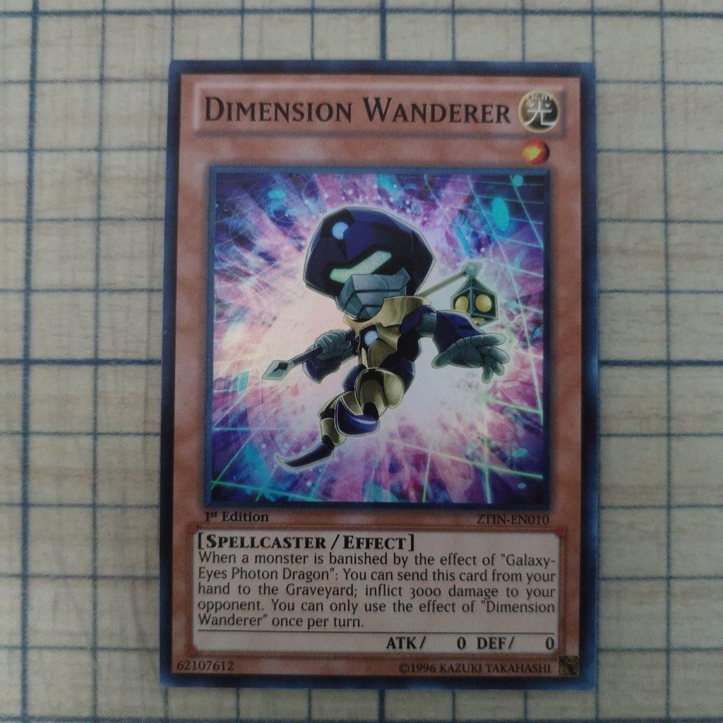 DIMENSION WANDERER ZTIN-EN010 1st EDITION 2013 SERIES SUPER RARE YTCG