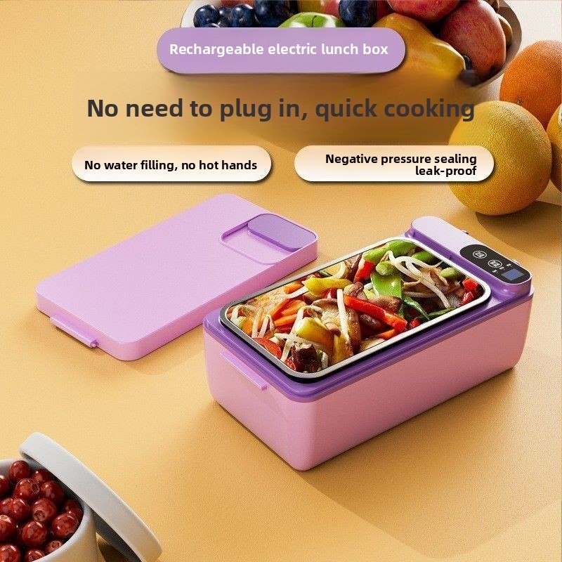 thumbnail image 2 of Hot Bento HB22 Self-Heating Lunch Box & Food Warmer - Red (500ml) With Free Shipping 2 of 3
