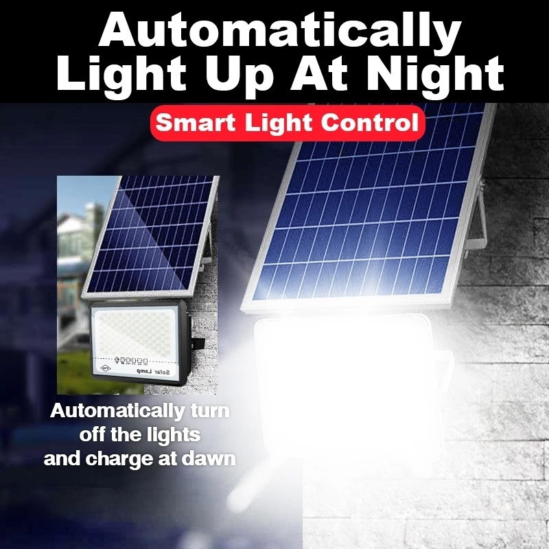 200000W Solar light outdoor waterproof BUY 1 TAKE 1 LED Solar Sensor Flood Light IP67 Street Light - Image 3