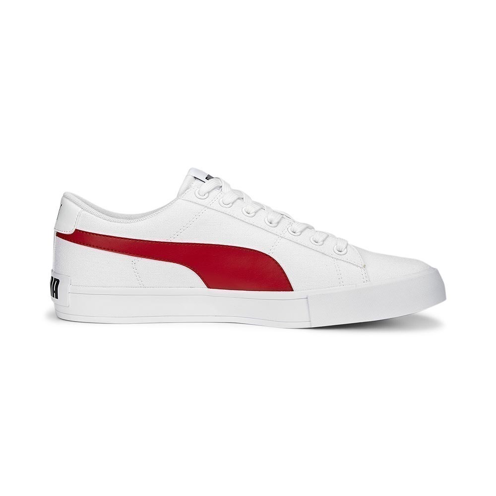 PUMA Unisex Bari Casual Canvas Sneaker's (White) - Image 3