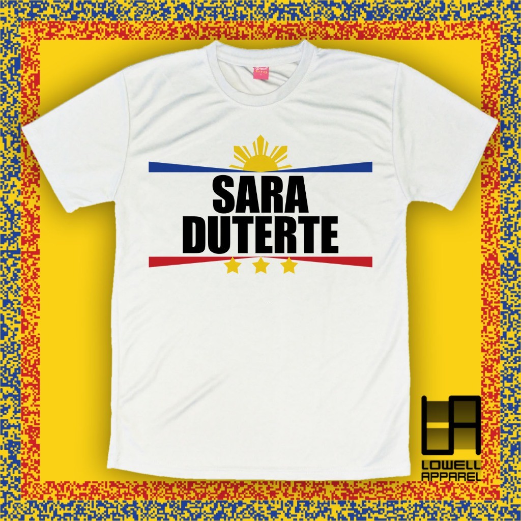 DU30 Rodrigo Sara Duterte Fist Bump Election 2025 Souvenir T-shirt - Unisex - Sublimation - Dri-fit — view 4