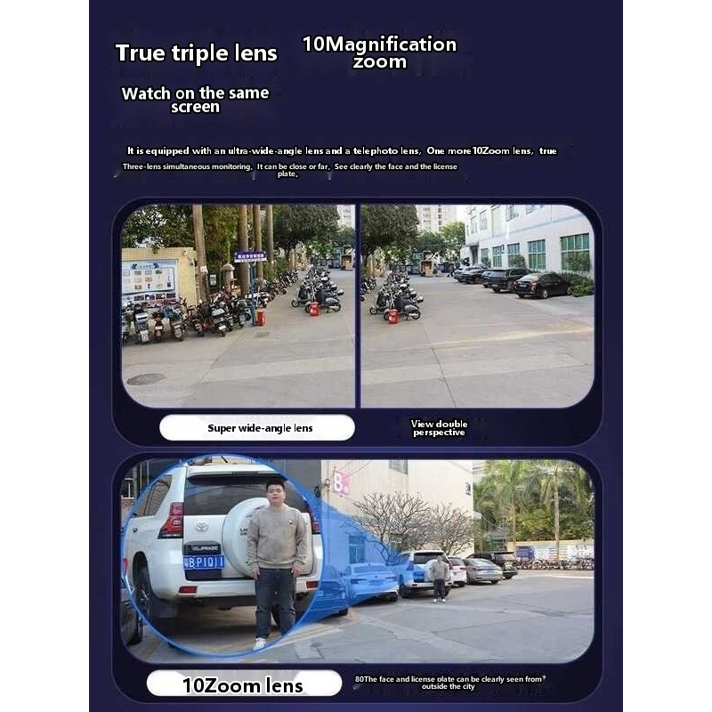 Qiaoan wireless camera 360 degree blind spot photography mobile phone remote outdoor night vi - Image 4