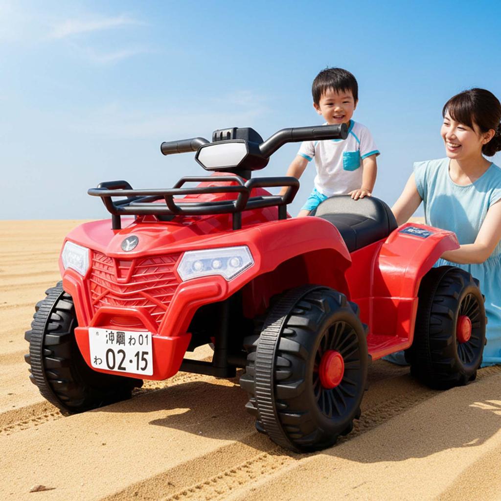 Japan Large Luxury  ATV for kids Electric Ride On Rechargeable Outdoor Motorbike  Music LED Lights - Image 8