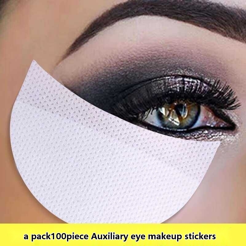 Disposable Eyeshadow 100 Pieces Eyelash Extension Pads Auxiliary Smoky Eye Makeup Eyeliner Isola