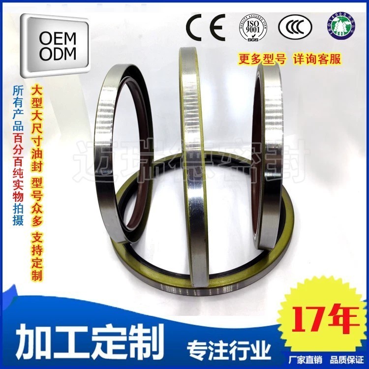 20 20 28 External exposed iron shell skeleton oil seal sealing ring - Image 3