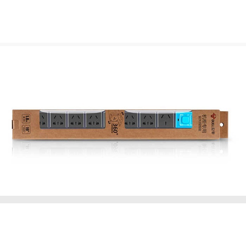 Bull Cabinet Dedicated Socket 16A High Chassis 10A 8-Port PDU Power Rotatable Plug Strip