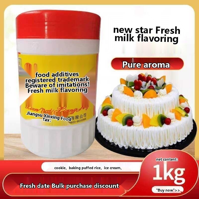 New Star Fresh Fragrance Pandan Flavor Popcorn Bread Snacks Edible Milk Powder High Temperature - Image 4