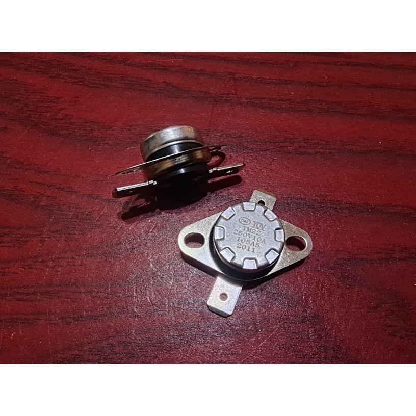 Good quality TM22 250V 10A 105A5 thermostat, movable ring, 6.3 wide pin, normally closed, 105 deg - Image 2